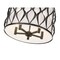 Z-Lite Harden Pendant, 5-Light, 18.25 In.W x 11.75 In.H, Matte Black/White 1948P18-MB - alternate 6